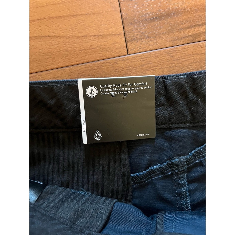 Volcom Shorts Navy Blue Frickin Modern Straight Chino Regular NWT Youth 27 - Picture 13 of 14
